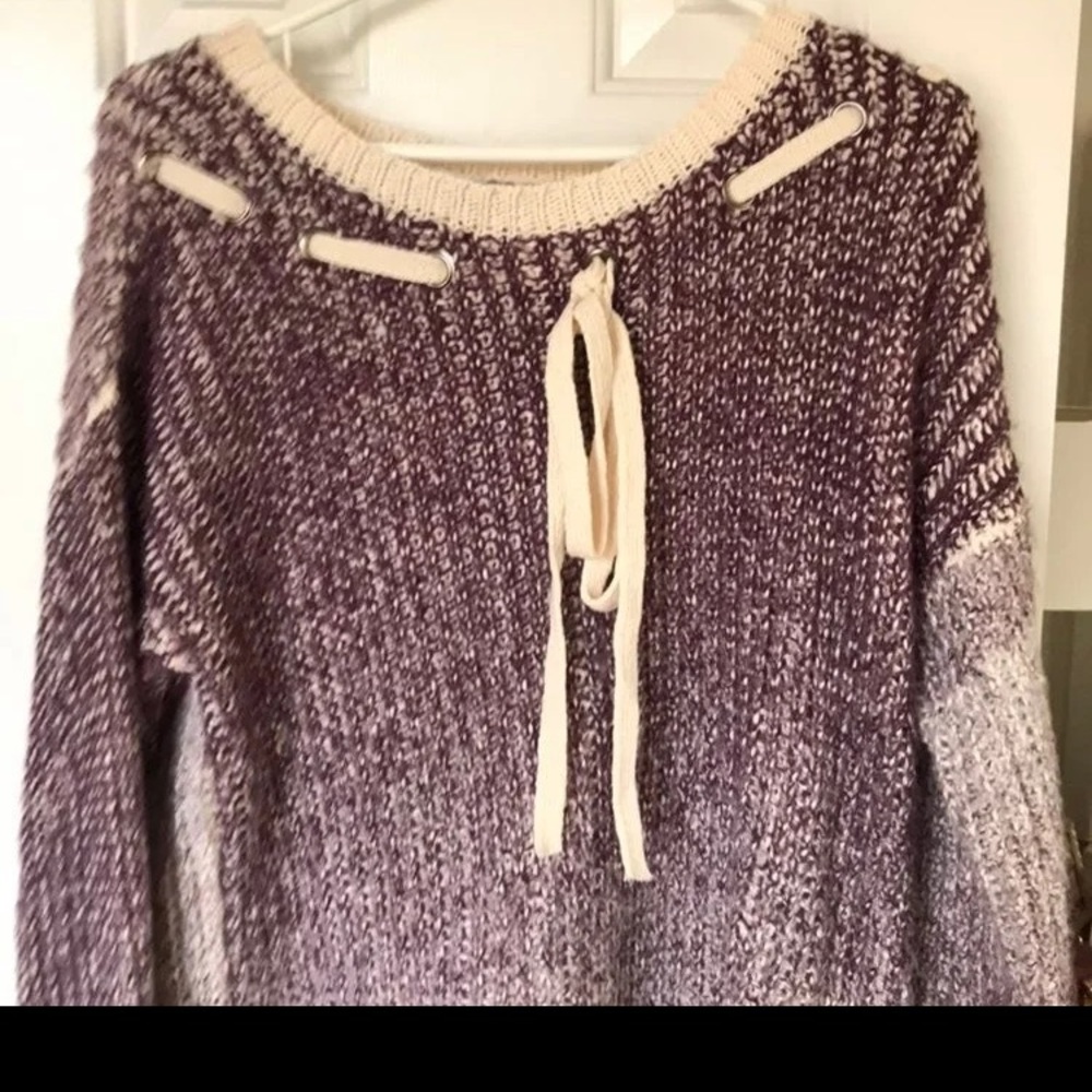 🌻NEW Purple Ombre Knit Top Sweater